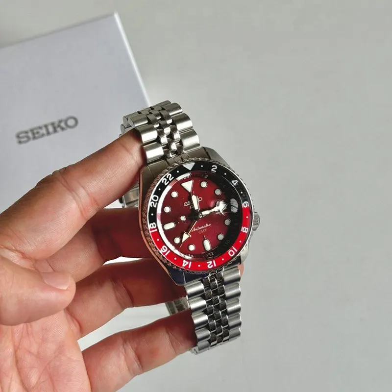 Seiko 5 Sports GMT  LIMITED EDITION Red Passion Men’s Watch- SSK031K1